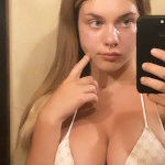 SWALLOWED Four sexy babes gargling and gagging on a fat pole
